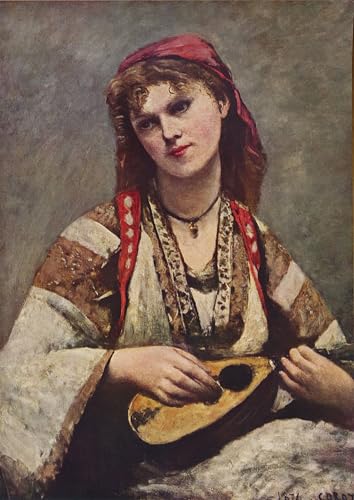 Tableau Christine Nilsson par Corot 60x90cm - Impression murale ARToPHIIU