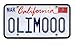 Stainless Steel License Plate Durable Car Tag Holder Backing Reinforce Bracket (Black)