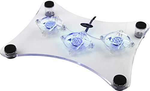 Esperanza EA107 15.6" Transparent support d'ordinateur portable - supports d'ordinateurs portables (Transparent, 39,6 cm (15.6"), 3 pièce(s), 6 cm, 285 mm, 235 mm)