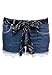 Produktbild Superdry Damen LACE HOT Shorts, Braun (Dark Indigo Aged Q8Q), W(Herstellergröße:33)