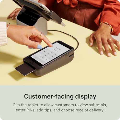 Shopify POS Terminal Countertop Kit for USB-C Tablets - Payment Terminal/Card Reader & Tablet Stand | Powered by Shopify POS