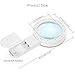 Magnifying Glass 30X, Large Magnifier with Light, LED Illuminated & Handheld, Premium High Power Magnify Glass for Reading Books, Seniors, Macular Degeneration, Stamps