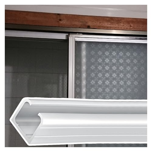 Rail simple pour porte de grange coulissante en aluminium de placard 100 à 340 cm