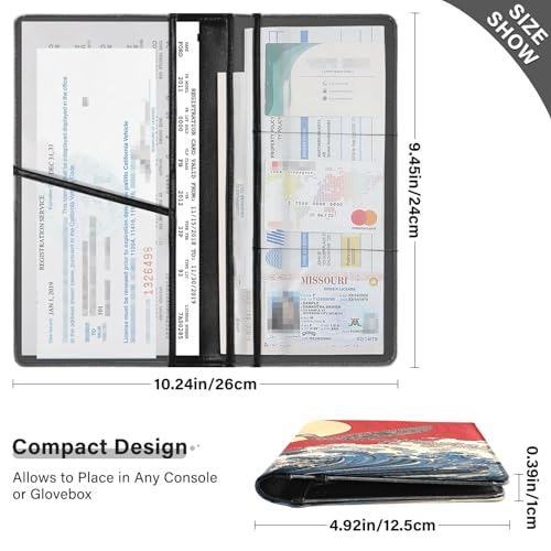 Organizador para auto PVC multicolor miniatura 3