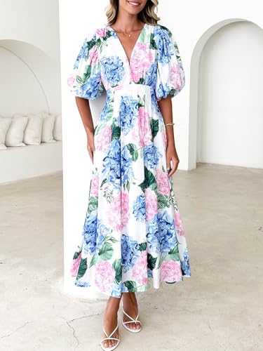 Image of Sissyaki Women's Floral Maxi Dress 2026 Summer Spring Wedding Guest Dress