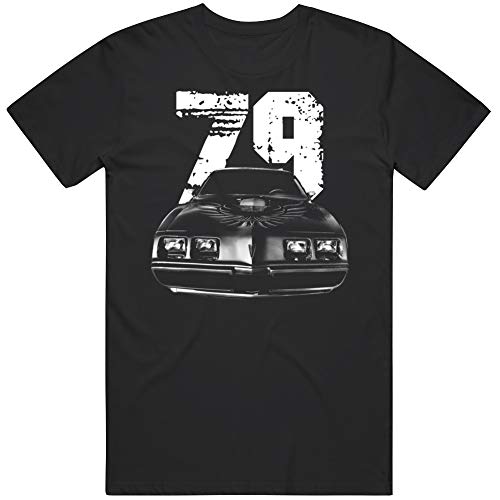 1979 Pontiac Firebird Trans Am Front Grill View with Year T Shirt L Black