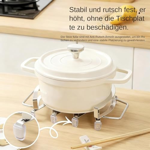 Posavasos para ollas extensible de cocina y comedor 5