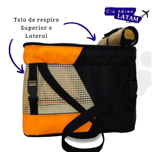 Bolsa Transporte Pet Aerial LATAM Cães e Gatos Viagem Carro e Avião MillePet