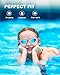 ZIONOR Kids Swim Goggles, G1MINI SE Anti-Fog Swimming Goggles for Kid Child 6-14