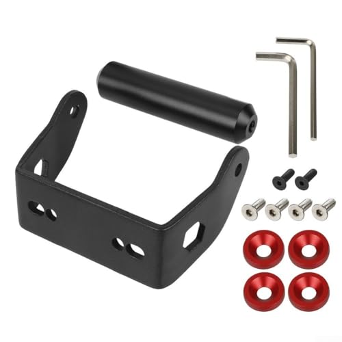 Soporte trasero de scooter eléctrico que elimina holguras en manillar mediante fijación de tornillos