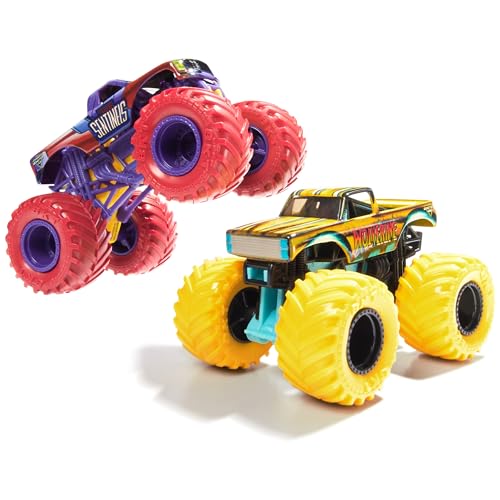 Image of Monster Jam Marvel The Sentinels vs Wolverine 1:64 Scale 2-Pack