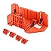 Estink Mitre Box Plastic Mitre Box 90°/45°/22.5°/0° Angle Adjustable, Mitre Cutting Box, 4 mm Self-Tapping Screw, 35.5 x 11 x 15 cm