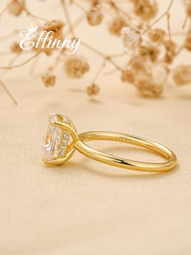 2.5ct Elongated Cushion Cut Moissanite Engagement Ring,Genuine D Color VVS1 Clarity,925 Sterling Silver Solitaire Promise Ring for Wedding,Daily,Travel,Party3