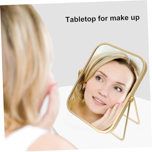 Espejo de Maquillaje de Mesa Doble Cara Giratorio 360° miniatura 4