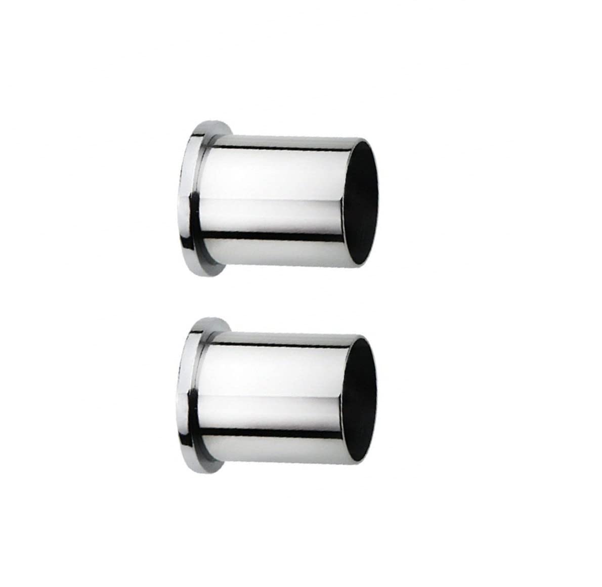 WSKART Lightweighted Stainless Steel Wall Council Bracket for 1 Inch Rod Support for Curtain/Cupboard/Wardrobe Fittings F569(H)-001