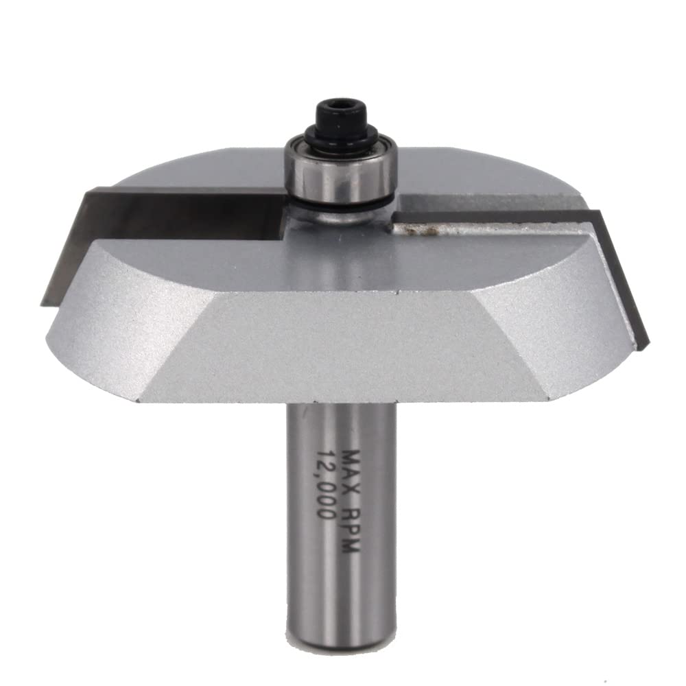 Infinity Cutting Tools 1/2" Shank, Ogee Raised Panel Router Bit, 3-1/8" C.D. x 9/16" C.H.| Carbide Tip | Heavy-Duty | for Handheld Or Table Mounted Wood Router