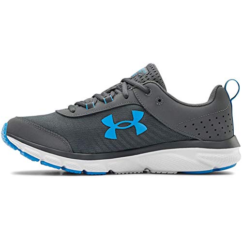 Under Armour mens Charged Assert 8 Running Shoe, Pitch Gray (109 White, 10 US