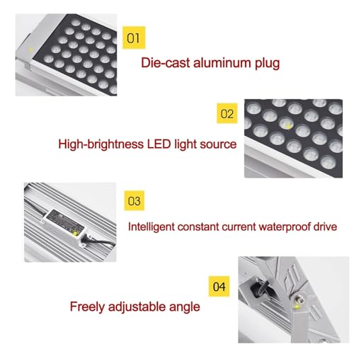 Éclairage de Paysage à LED Extérieur IP67 Étanche 220V pour Arbre et Mur