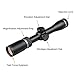 Feyachi M40 Red Dot Magnifier Relief Rifle Scope Second Focal Plane Riflescopes with Dead-Hold BDC MOA Reticle, 1 inch Tube