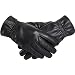 BOTINDO Touchscreen Leather Gloves, Lined Winter Driving Gloves for Men (L)