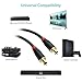 immagine 2Syncwire Cavo Ottico Audio Digitale - 1.8M Cavo Optical Toslink Platinum Fibra Maschio Maschio Cavi 24K Oro-Placcati per Sound Bar, Samsung TV, Home Theater, PS3, PS4, Xbox, Playstation ECC - Nero