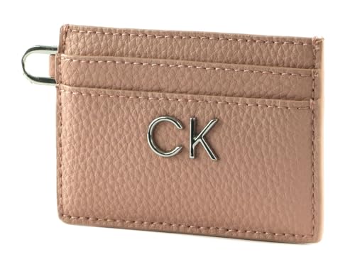 Calvin Klein Porte-Cartes Femme Re-Lock petit portefeuille fin similicuir