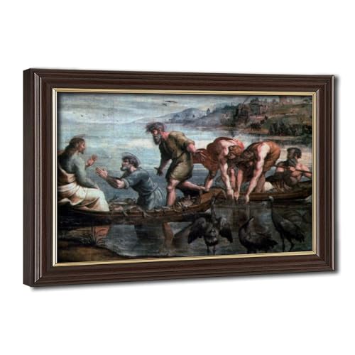 Miraculous Draught of Fishes Raphael cadre suspendre petit espace vide