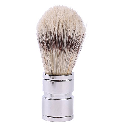 Stainless Steel Shaving Set for Men - Bowl, Brush, and Stand by Science Purchase - Thumbnail 4
