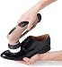 PingPai Kit lustrascarpe Elettrico, Spazzola per lucidascarpe elettrica Spazzola per lucidascarpe Kit per la Cura della Pelle Wireless Portatile per Scarpe, Borse, Divano