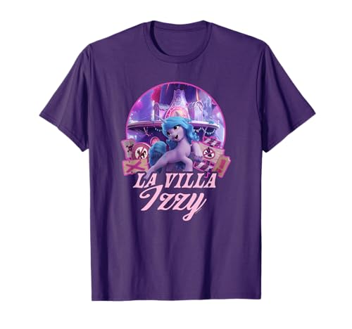 T-shirt Izzy Moonbow My Little Pony motif coloré La Villa en relief