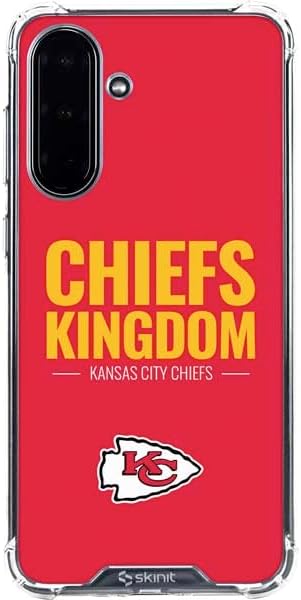 Skinit Clear Phone Case Compatible with Galaxy A36 5G - Officially Licensed NFL Kansas City Chiefs Red Blast Design
