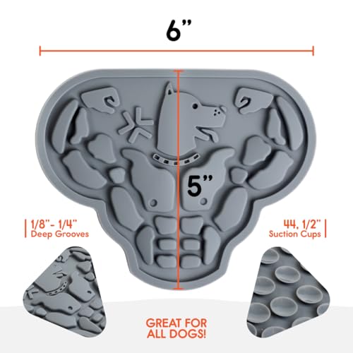 Tapete para lamber para cães – Tapetes fáceis de limpar – Almofadas duráveis para lamber para cães –