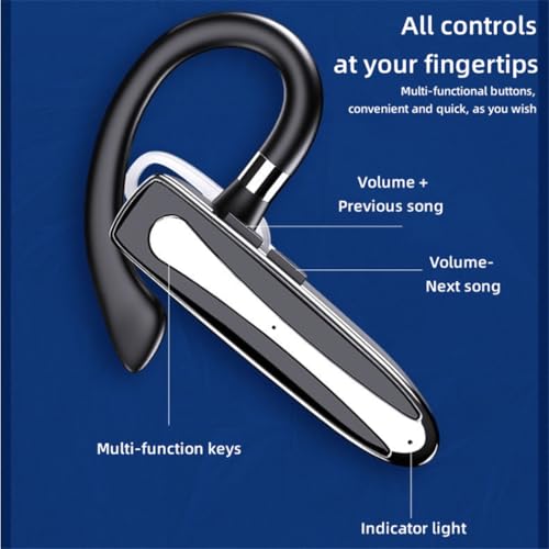 Audífonos Bluetooth inalámbricos con estuche de carga 500mAh miniatura 7