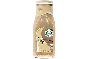 Starbucks Vanilla Frappuccino, 9.5 oz Refreshing Treat