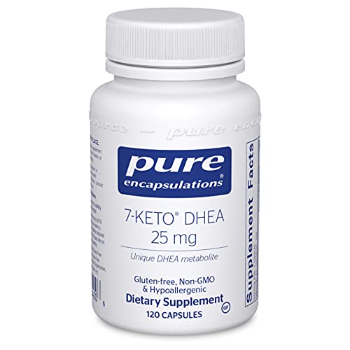 Pure Encapsulations 7-Keto DHEA 25 mg | Unique DHEA Metabolite Supplement to Support Thermogenesis and Healthy Body Composition* | 120 Capsules
