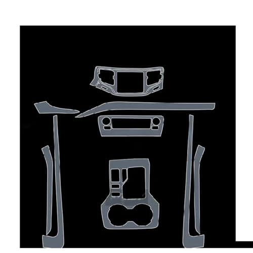 Film TPU Jeep Commander 2018-2023 anti-rayures pour panneau de piano intérieur