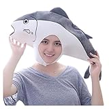 [pkpohs] かぶりもの 魚 かに ぬいぐるみ 着ぐるみ おもしろ コスプレ 帽子 仮装 (さかな)