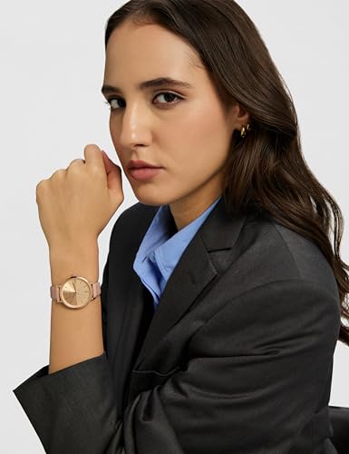 Image of French Connection Analog Rose Gold Dial Women's Watch-FC007C