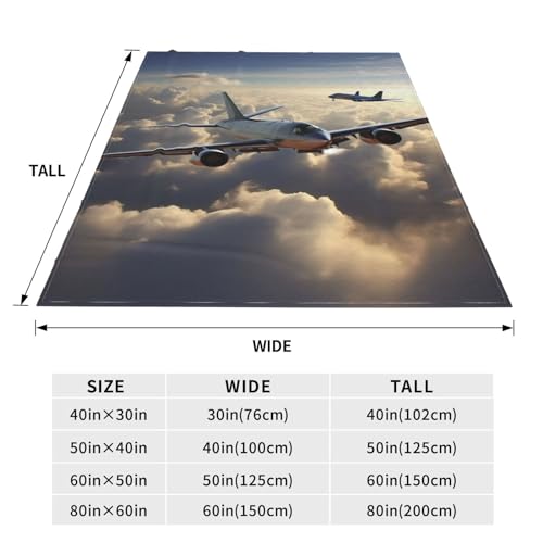 Couverture polaire avion pour canapé et soirées cocooning confort