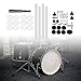 JWQFBC Premium Drum Cymbal Replacement Kit for Enhanced Sound Quality, 51 Pieces