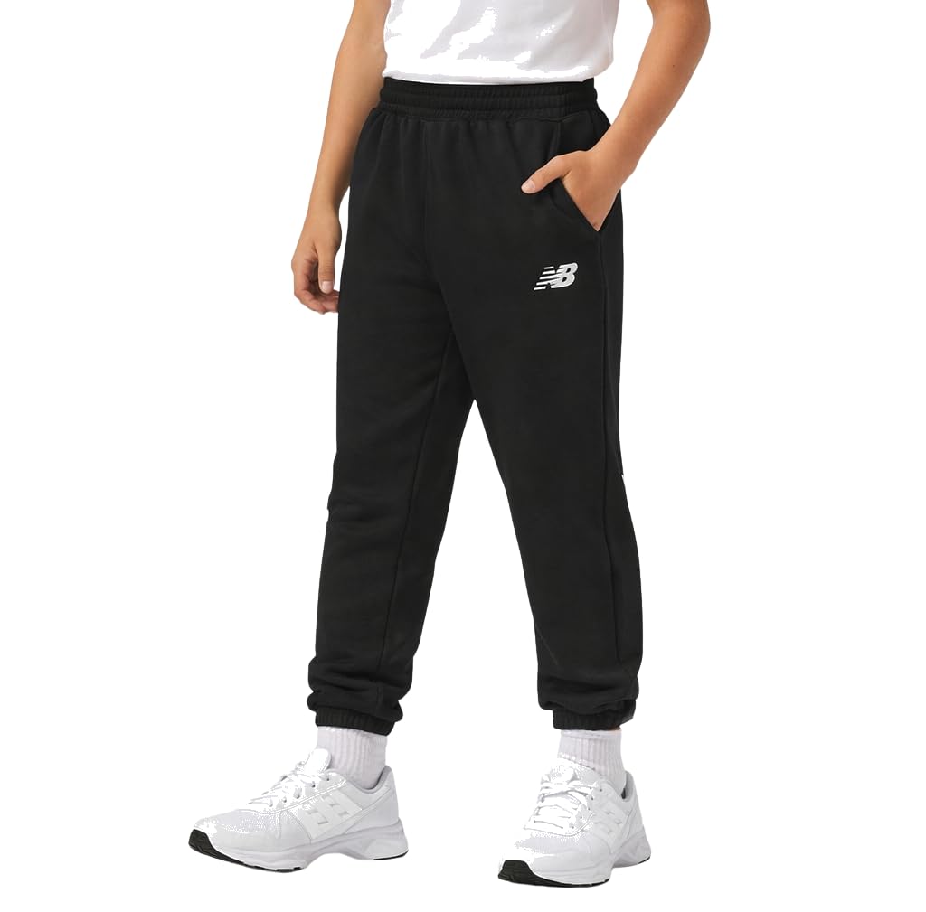 Boys Fleece Sweatpants, Joggers, Drawstring & Pockets (8-20)