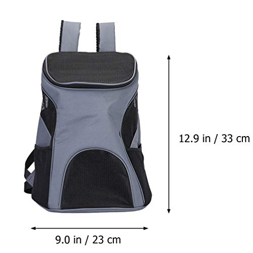 Popetpop Mochila para transporte de animais de estimação para cães pequenos e gatos, bolsa para carr