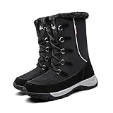 Calidad: cuando usted está caminando en un día lluvioso / cubierto de nieve, puede mantener sus pies lejos de una gota de water.Tall Botas pato impermeable para las mujeres suela de goma Diseño le permite correr o bailar En Heavy Rain sin preocuparse por el deslizamiento.
