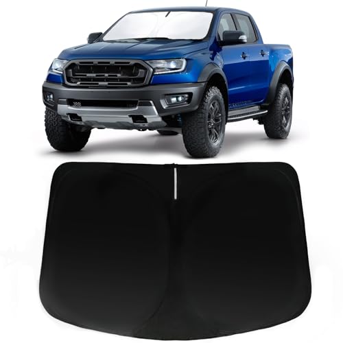 PAIMOHO Windshield Sun Shade for 2019-2026 Ford Ranger (XL, XLT, Lariat), Car Front Window Sunshade...