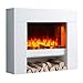 Produktbild BALDERIA Elektrokamin Naran | Elektrischer Standkamin mit 3D-Flammeneffekt | Elektro Heizung 2000W, LED-Beleuchtung | Kamin mit Fernbedienung, Timer, Startsteuerung & Thermostat | Weiß
