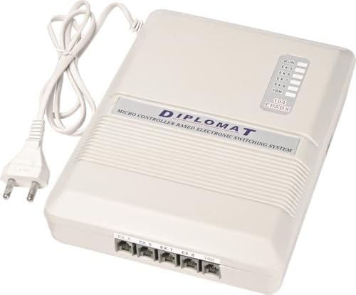 DIPLOMAT 104(1+4) EPABX System With 1 Main Port 4 Intercom Port Made Of ...