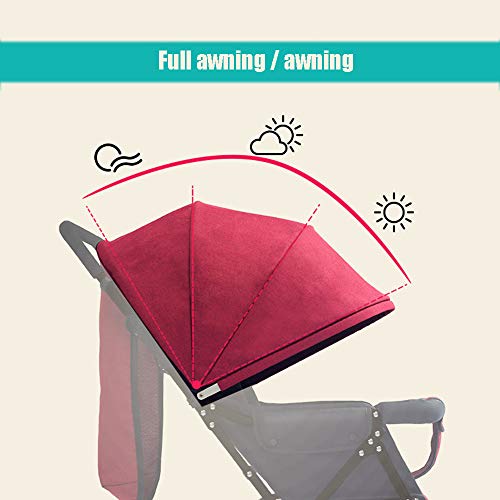 image for MUY Stroller Pushchair, Adjustable Backrest, with One Hand Fold, Buggy