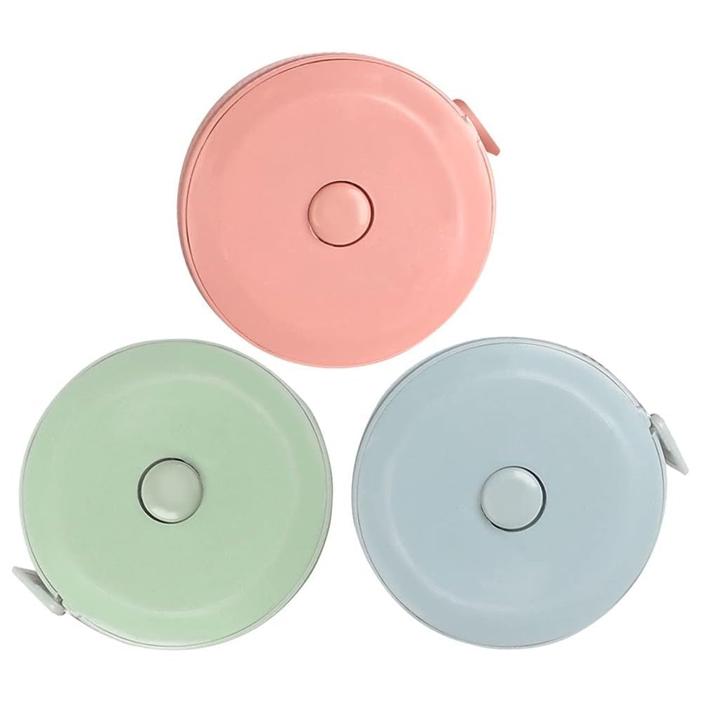 3 Piezas Cinta Metrica Corporal, 150cm Measuring Tapes Cinta de Medir Cintas Métricas Cuerpo para Medir Costura Manualidades