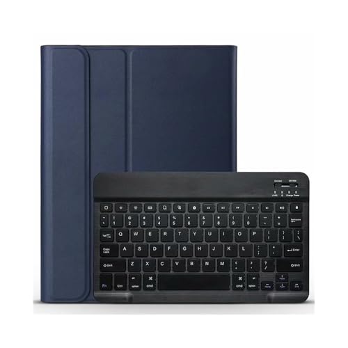 Étui clavier Samsung Tab S6 Lite 2024 protection fine en cuir bleu nuit