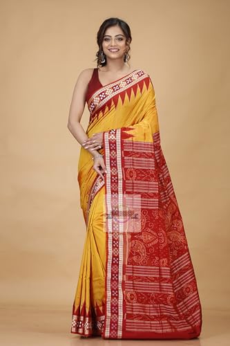 NUAPATANAPATA sambalpuri silk saree in pure silk – image 5